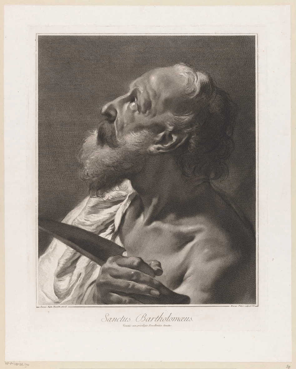 Giovan Battista Piazzetta - L'apostolo Bartolomeo, Rijks Museum, Amsterdam